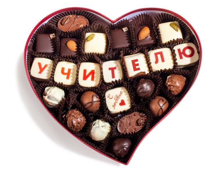 Шоколадные наборы на день учителя