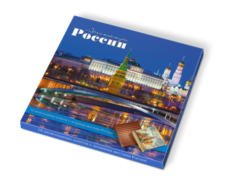 Шоколадный набор "Архитектура России", 80г