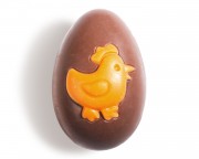 Шоколадные фигуры  "Яйцо с декором цыпленок"