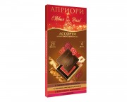 Молочный шоколад "Априори" Ассорти ягоды/орехи, 100гр.