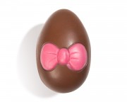 Шоколадные фигуры  "Яйцо с декором бант"